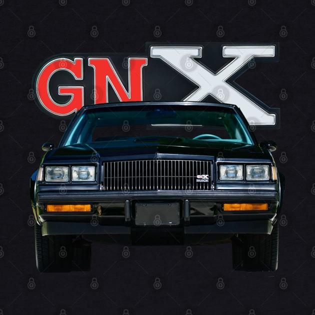 1987 Buick GNX on front and back by Permages LLC
